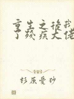 重生之后我嫁给了残疾大佬