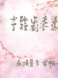 少帅你老婆又跑了短剧全集免费