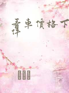 看车价格下载软件