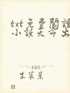 txt免费阅读小说天命出马仙