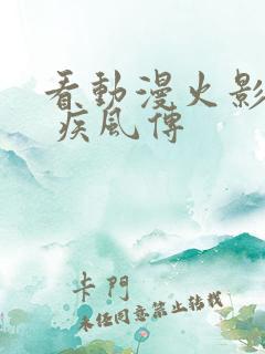 看动漫火影忍者 疾风传