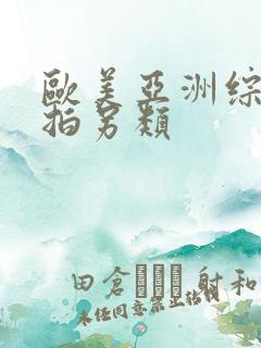 欧美亚洲综合偷拍另类