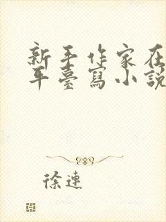 新手作家在哪个平台写小说好