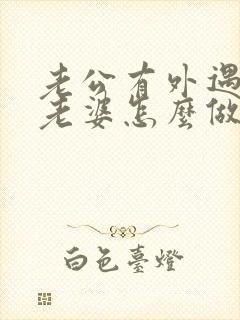 老公有外遇聪明老婆怎么做