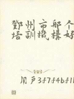 邓州市哪个英语培训机构好