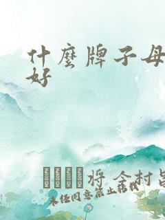 什么牌子母婴店好