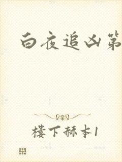 白夜追凶第一季