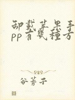 卸载苹果手机app有几种方法