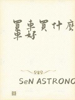 买车买什么样的车好