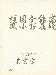 校园全能高手季枫小说在线收听