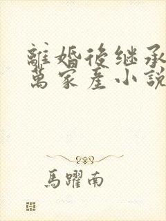 离婚后继承了亿万家产小说免费听书