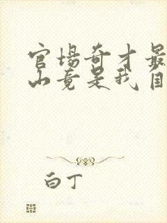 官场奇才最强靠山竟是我自己李澜小说免费