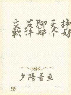 交友聊天挣钱的软件哪个好