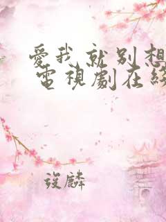 爱我就别想太多 电视剧在线