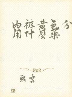 内裤黄色分泌物用什么药