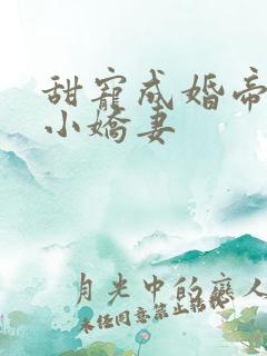 甜宠成婚帝少的小娇妻