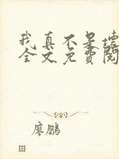 我真不是坏男人全文免费阅读