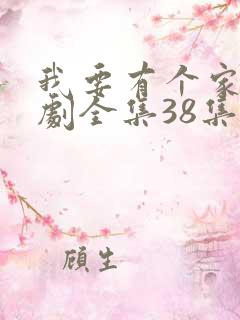 我要有个家电视剧全集38集免费观看