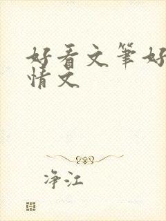 好看文笔好的言情文