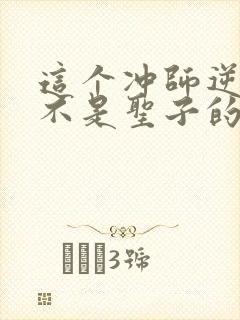 这个冲师逆徒才不是圣子的小说