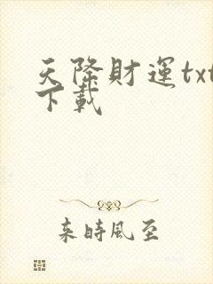 天降财运txt下载