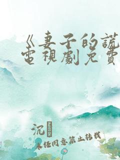 《妻子的谎言》电视剧免费观看全集