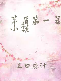 茅盾第一篇长篇小说