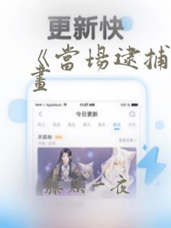 《当场逮捕》漫画