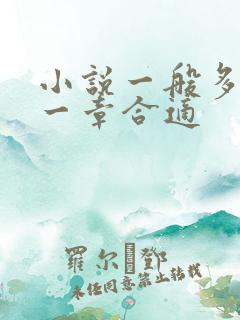 小说一般多少字一章合适