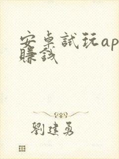 安卓试玩app赚钱