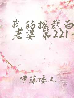 我的总裁白富美老婆 第221章