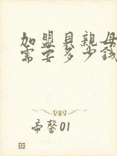 加盟贝亲母婴店需要多少钱?