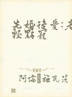 先婚后爱:老公轻点宠