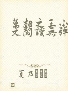 万相之王小说全文阅读无弹窗