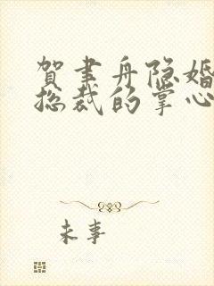 贺聿舟隐婚曝光总裁的掌心宠逃婚了