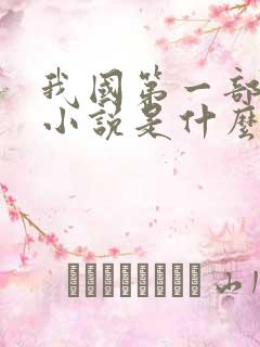 我国第一部长篇小说是什么