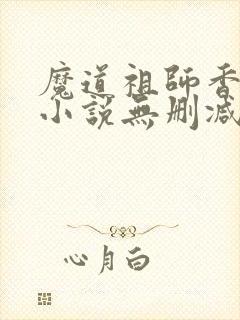 魔道祖师香炉篇小说无删减