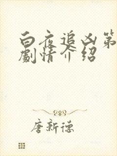 白夜追凶第一季剧情介绍