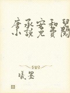 唐承安和儿媳妇小说免费阅读