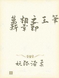 万相之王笔趣最新章节