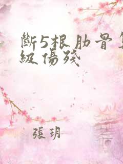 断5根肋骨算几级伤残