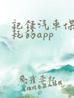 记录汽车保养油耗的app