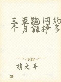 三亚跑网约车一个月能挣多少钱