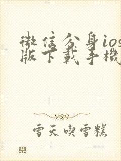 微信分身ios版下载手机