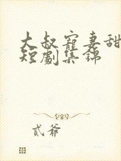 大叔宠妻甜如蜜短剧集锦