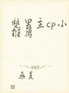 双男主cp小说推荐