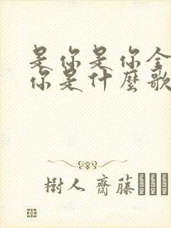 是你是你全都是你是什么歌