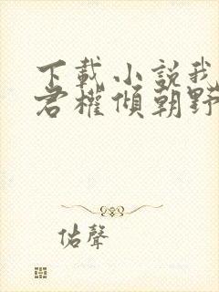 下载小说我的夫君权倾朝野