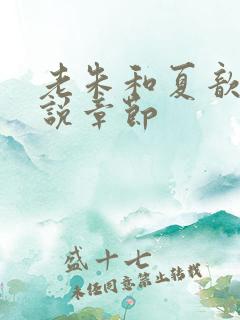老朱和夏歆瑶小说章节