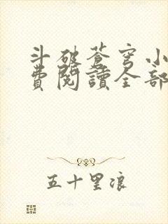 斗破苍穹小说免费阅读全部软件